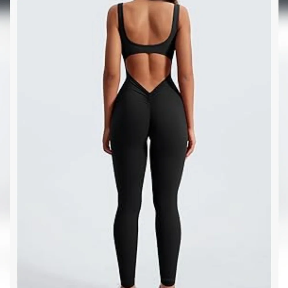 Women's Black Jumpsuit - Picture 2 of 16